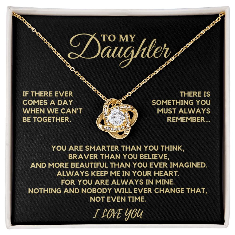Beautiful Gift for Daughter From Dad "If There Ever Comes" Necklace