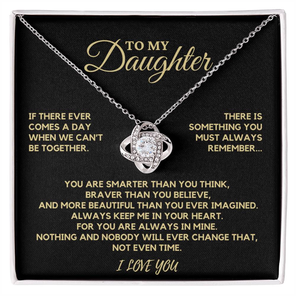 Beautiful Gift for Daughter From Dad "If There Ever Comes" Necklace