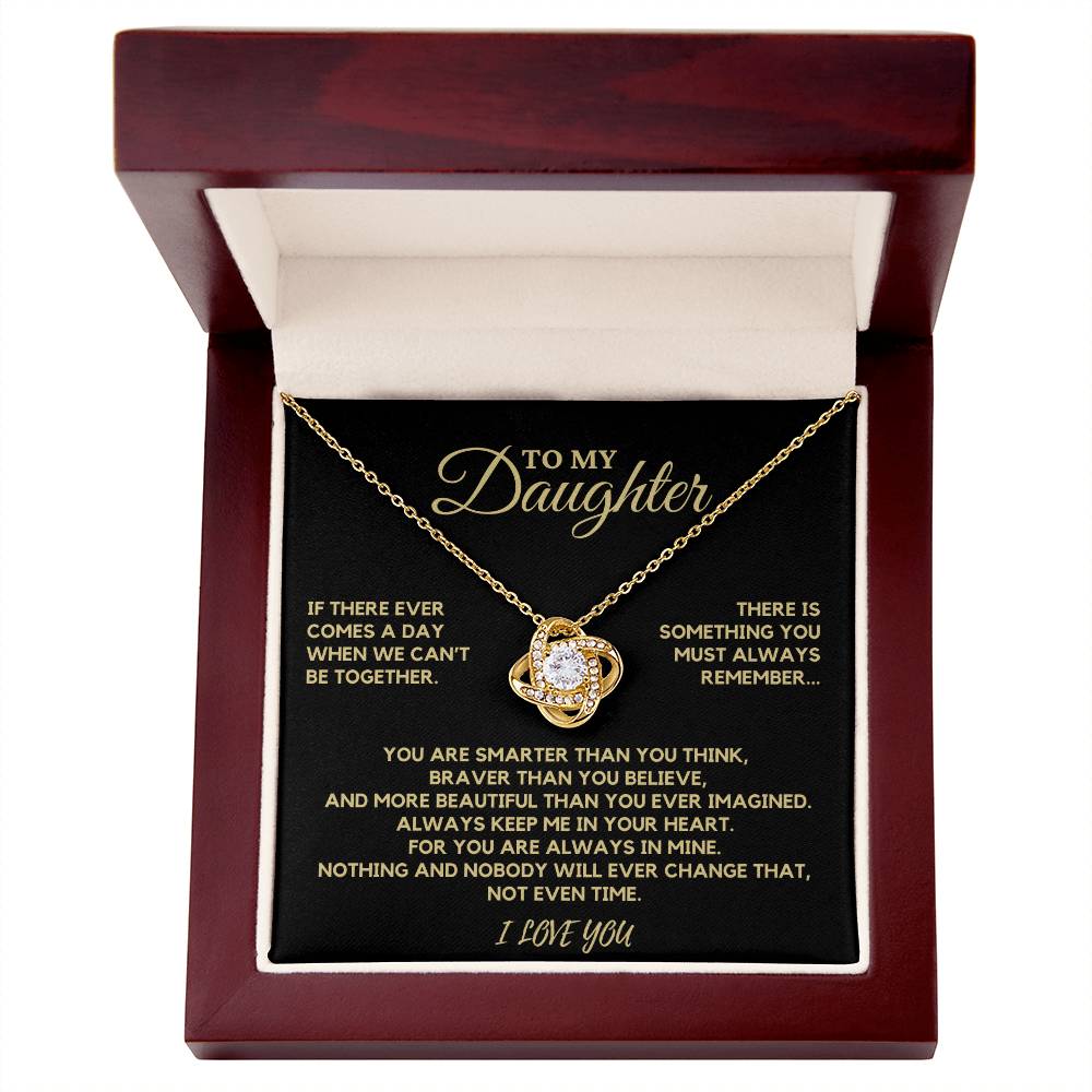 Beautiful Gift for Daughter From Dad "If There Ever Comes" Necklace