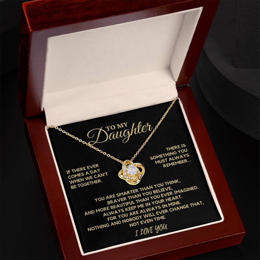 Beautiful Gift for Daughter From Dad "If There Ever Comes" Necklace