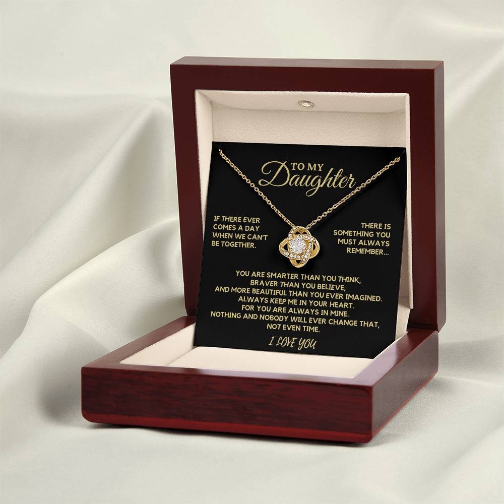 Beautiful Gift for Daughter From Dad "If There Ever Comes" Necklace