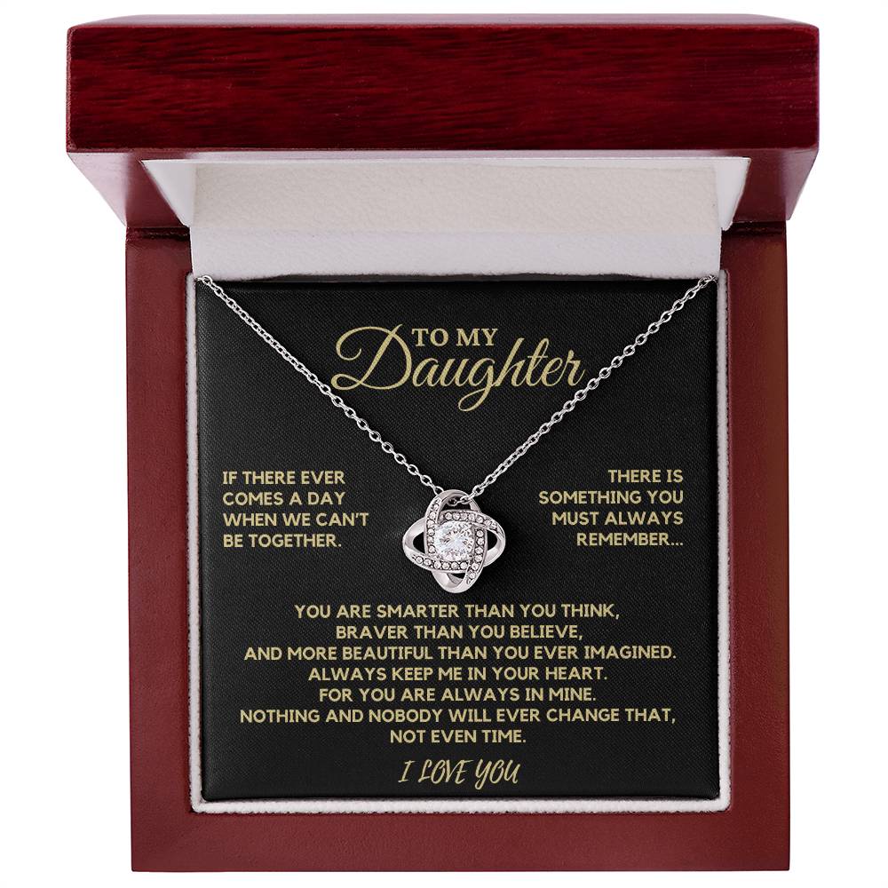 Beautiful Gift for Daughter From Dad "If There Ever Comes" Necklace