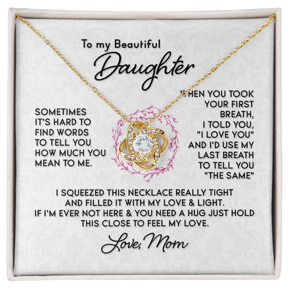 To My Beautiful Daughter