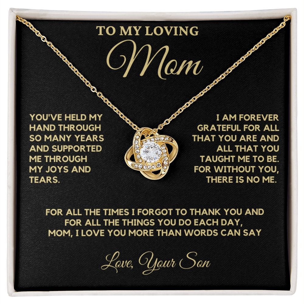 Loving Mom from Son Necklace