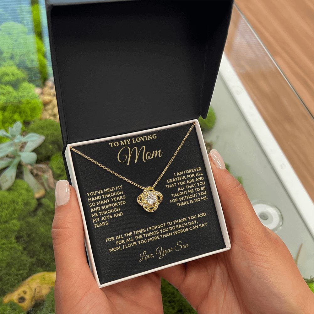 Loving Mom from Son Necklace