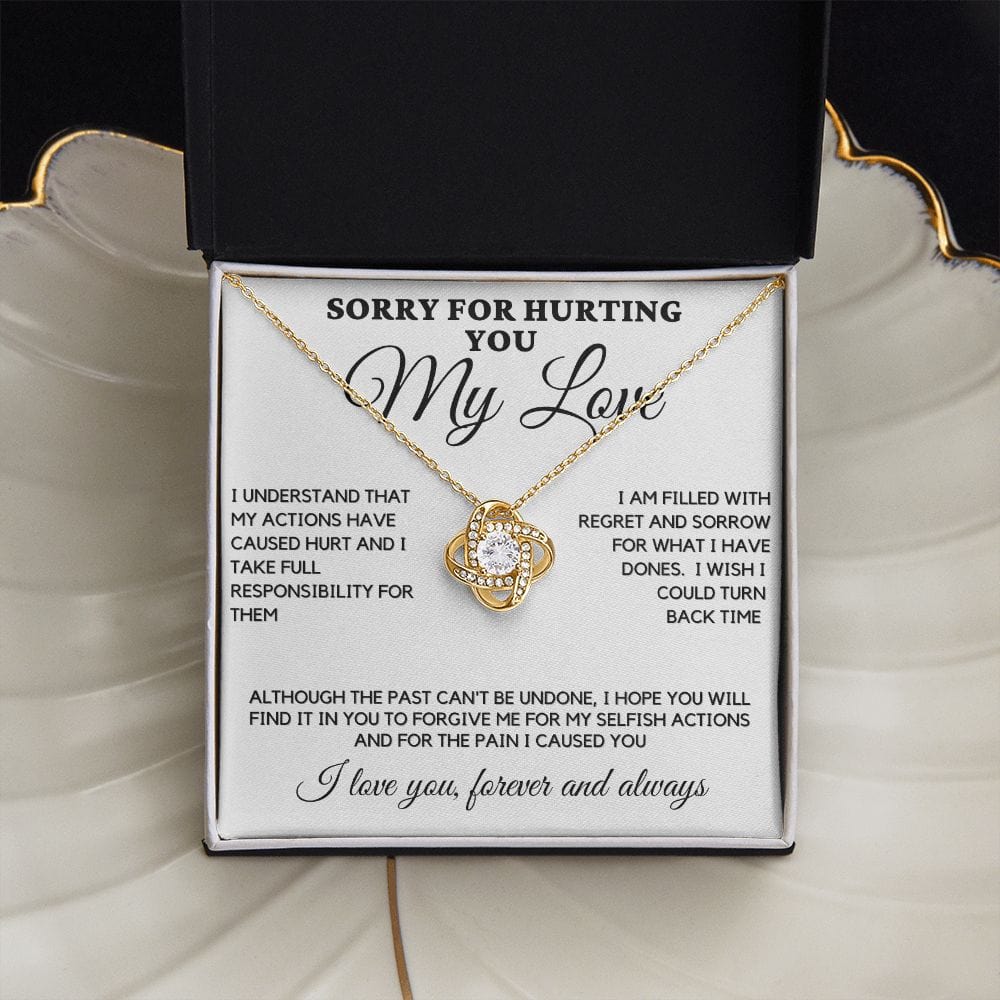 Sorry Love Knot Necklace - Time