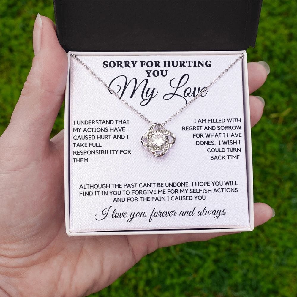 Sorry Love Knot Necklace - Time