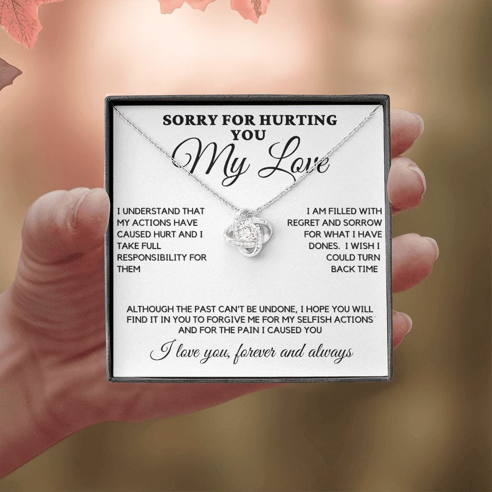 Sorry Love Knot Necklace - Time