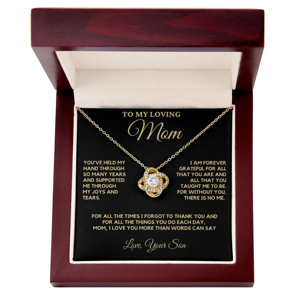 Loving Mom from Son Necklace
