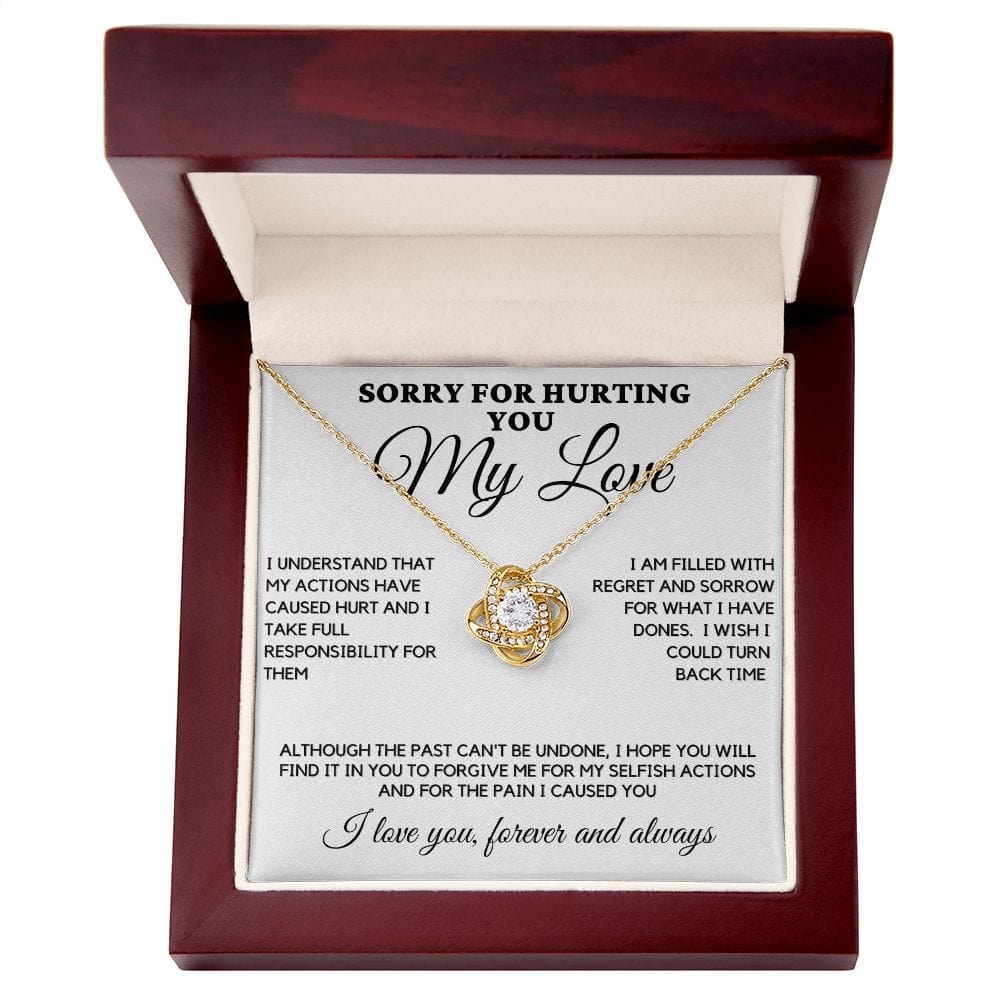Sorry Love Knot Necklace - Time