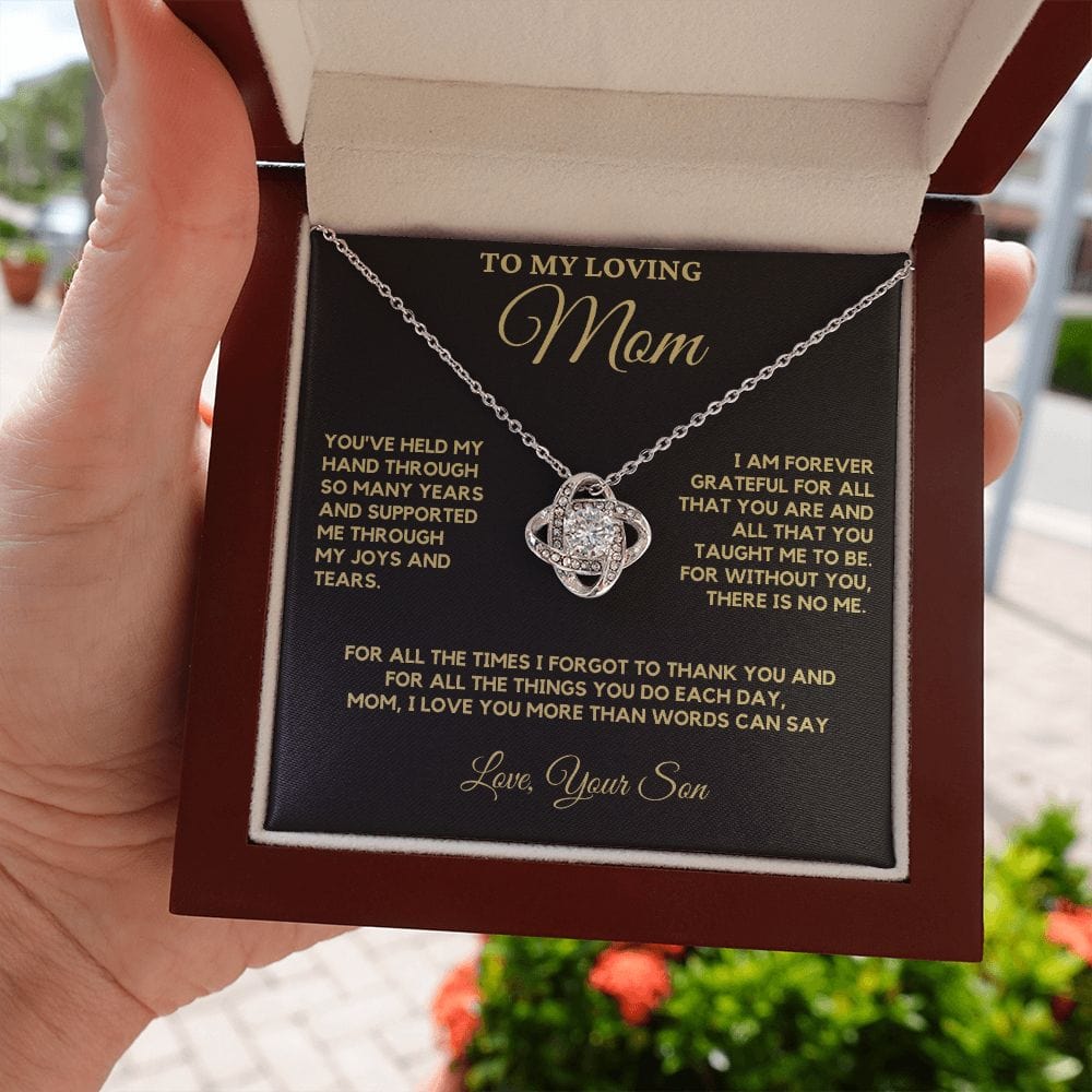 Loving Mom from Son Necklace