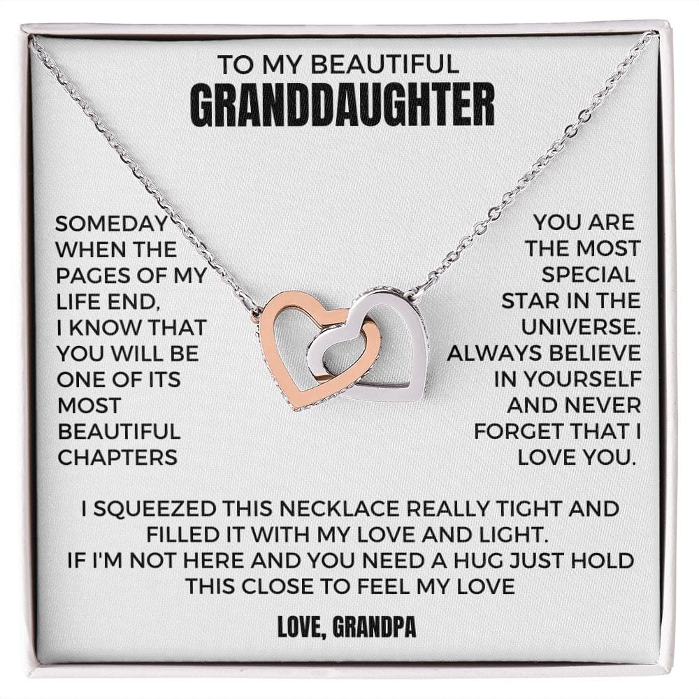 To My Beautiful Granddaughter - Love Grandpa