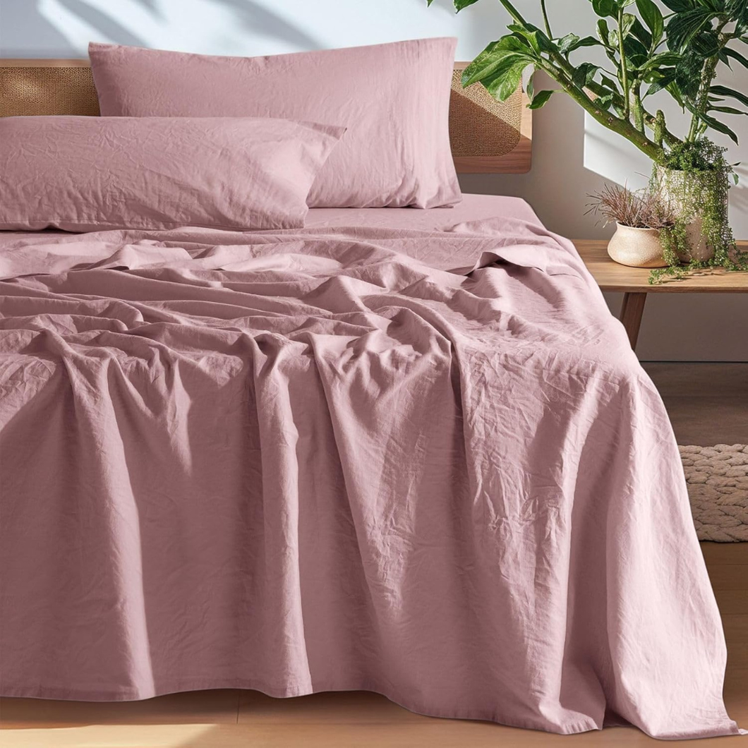 EternaLuxe 100% Natural Linen Bed Set