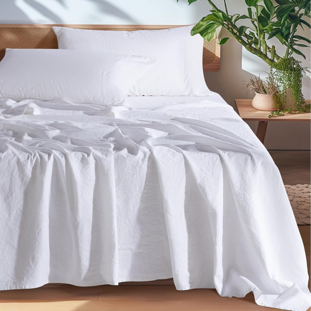 EternaLuxe 100% Natural Linen Bed Set