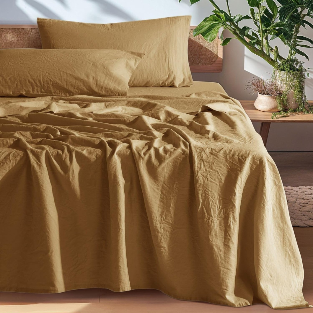 EternaLuxe 100% Natural Linen Bed Set