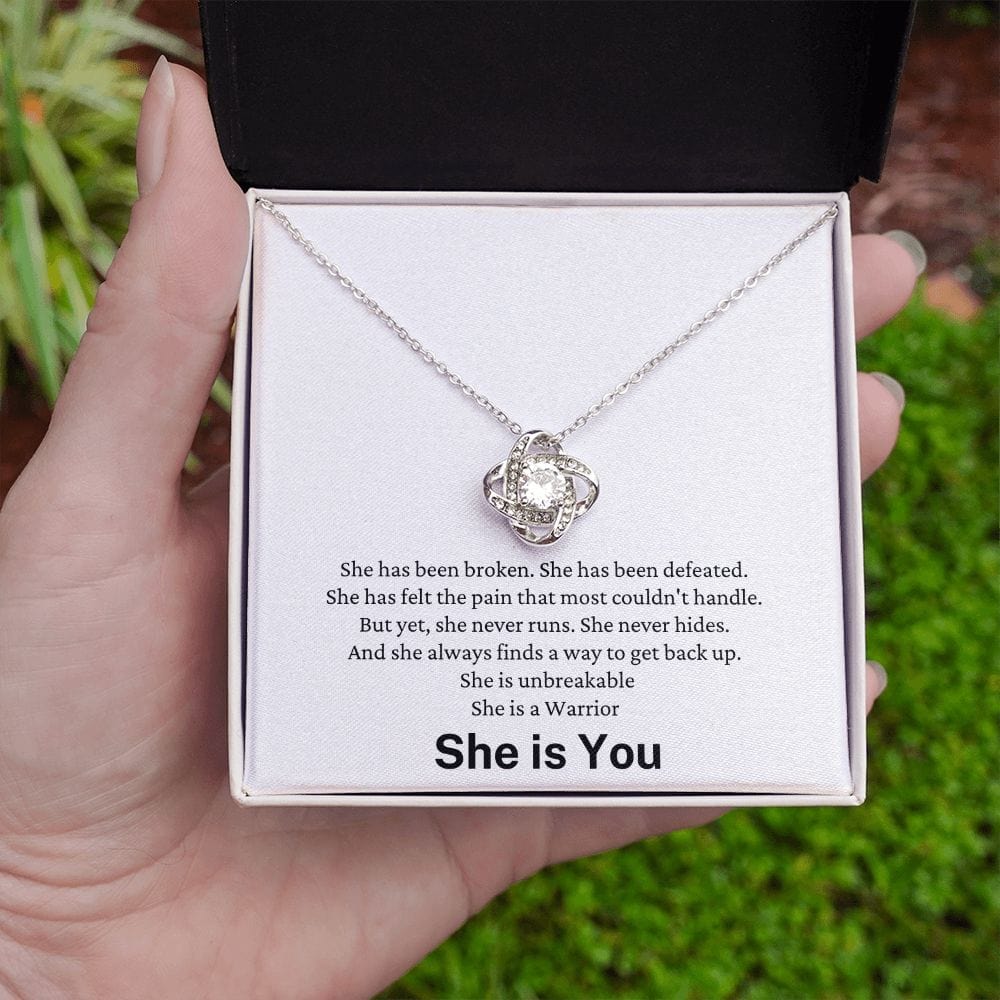 She is a Warrior - She is You - Beautiful & Powerful Necklace