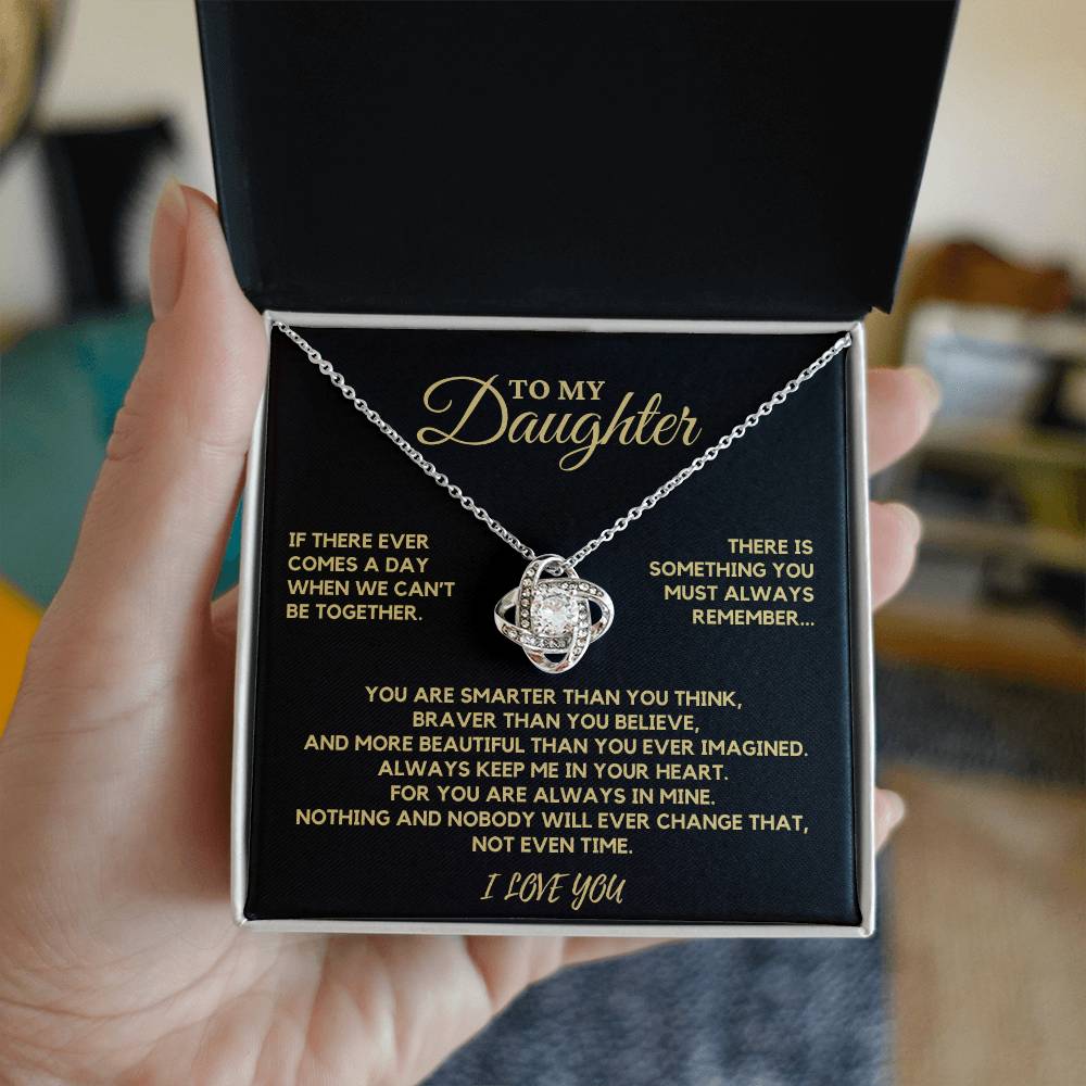 Beautiful Gift for Daughter From Dad "If There Ever Comes" Necklace