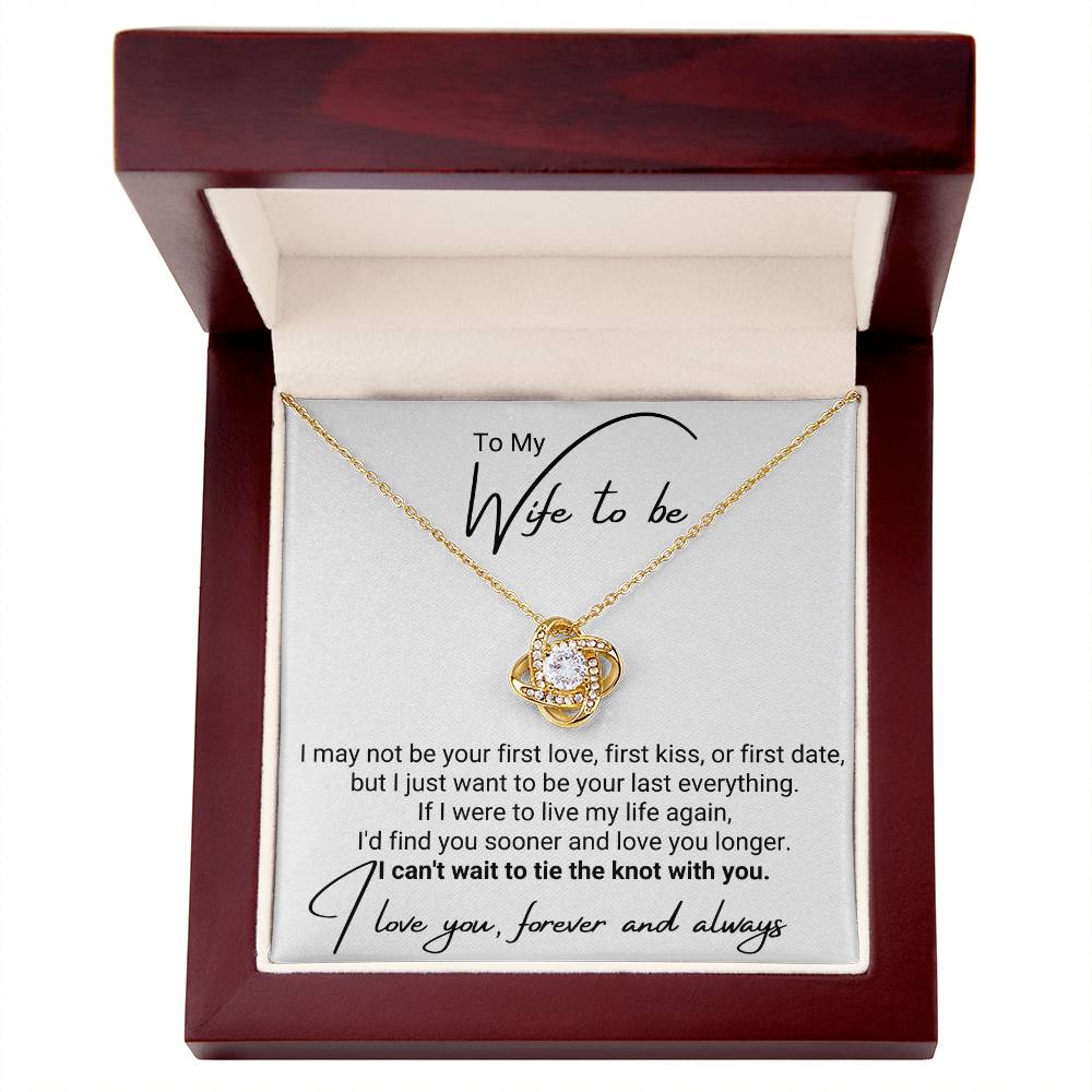 Wife To Be Necklace - Forever & Always