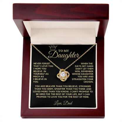 Necklace from Dad to Daughter - When The Days