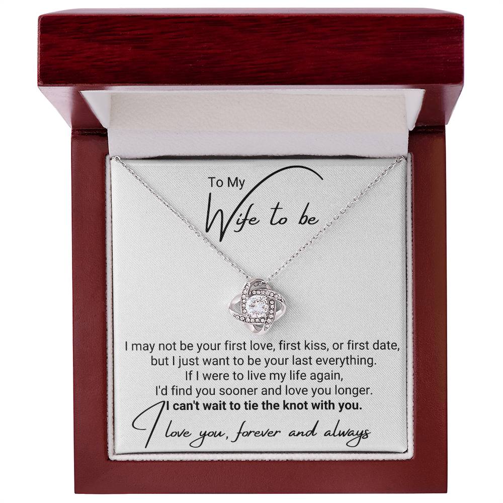 Wife To Be Necklace - Forever & Always