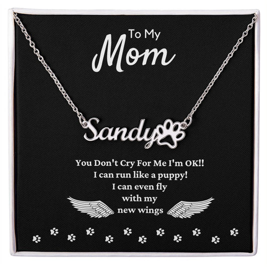 Personalised Pet Memory Necklace