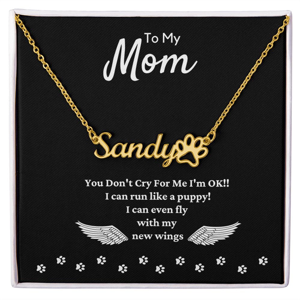 Personalised Pet Memory Necklace