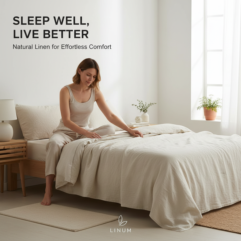 EternaLuxe 100% Natural Linen Bed Set
