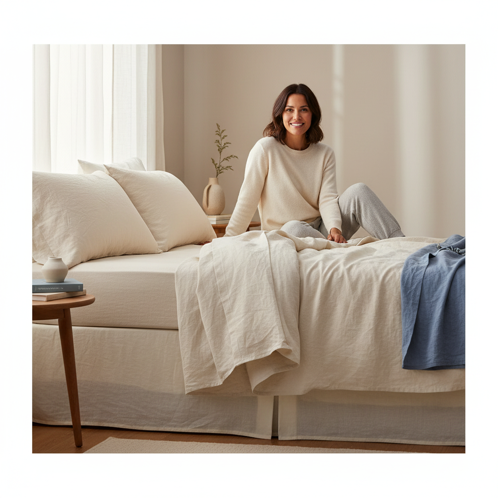 EternaLuxe 100% Natural Linen Bed Set