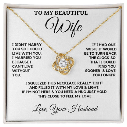 (Almost Sold Out) Gift For Wife - Love Necklace - White