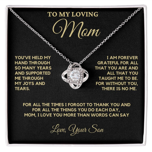 Loving Mom from Son Necklace
