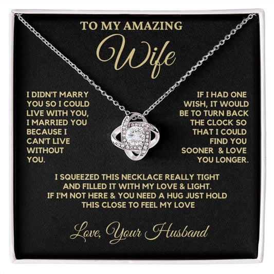 (Almost Sold Out) Gift For Amazing Wife - Love Necklace