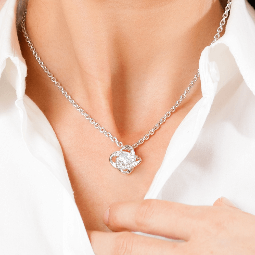 Sorry Love Knot Necklace
