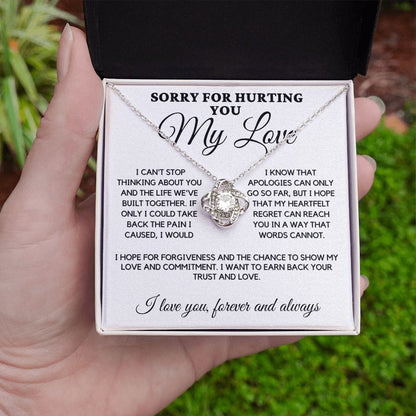 Sorry Love Knot Necklace