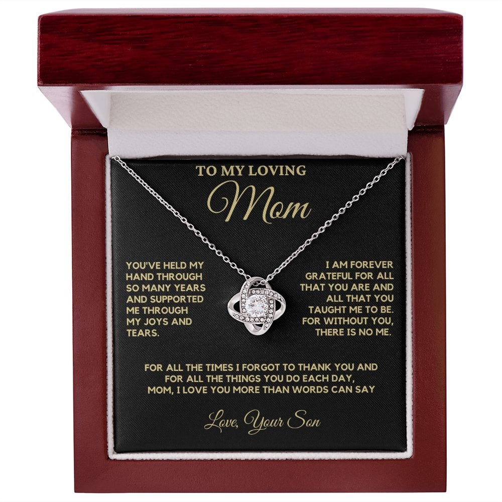 Loving Mom from Son Necklace