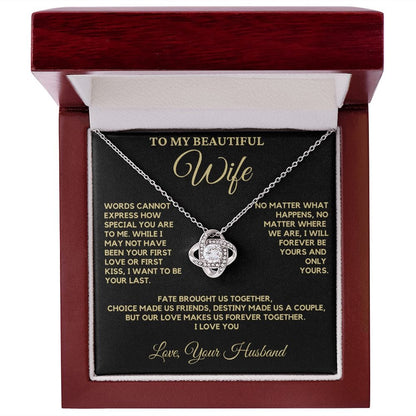 (Almost Sold Out) Gift For Wife - Fate Love Necklace